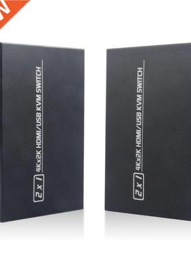 1Pc KVM Switch HDMI-compatible/USB Support 2Kx4K 2 Hosts Sha