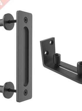 12 inch Sliding Barn Door Handle Pull and Flush Hardware Set