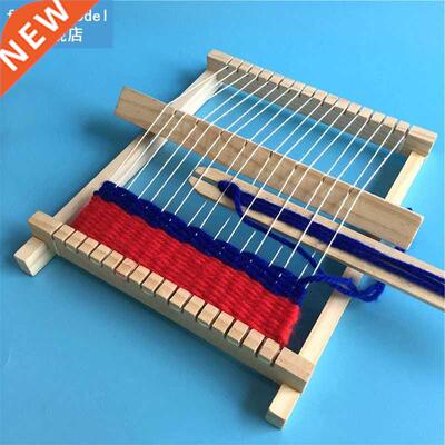 1 set Wood DIY Traditional Wooden Weaving Loom Craft Yarn Ha