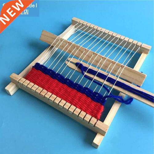 1 set Wood DIY Traditional Wooden Weaving Loom Craft Yarn Ha