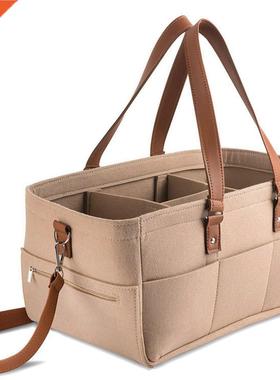 Felt Diaper Organizer Mummy Bag Shoulder Crossbody Felt Bag