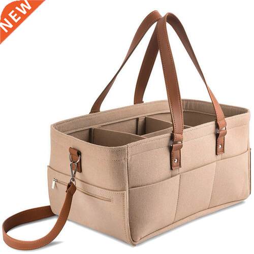 Felt Diaper Organizer Mummy Bag Shoulder Crossbody Felt Bag