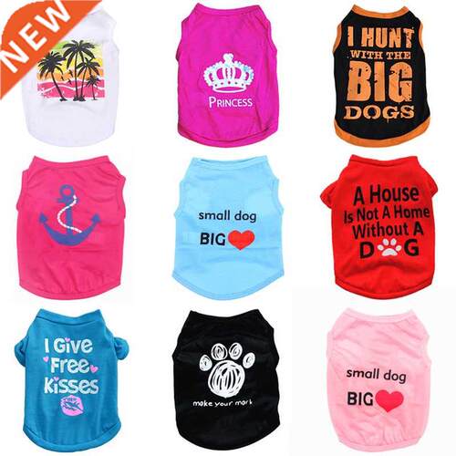 Pet Dog Clothes Summer Puppy Pet Clothing For Dog Vest Shirt