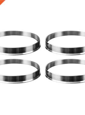 4 x Universal Aluminum Hub Centric Ring Wheel Spacer Set 74.