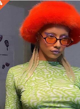 Women Bucket Hat, Adults Solid Color Fisherman Cap Woolen Ha