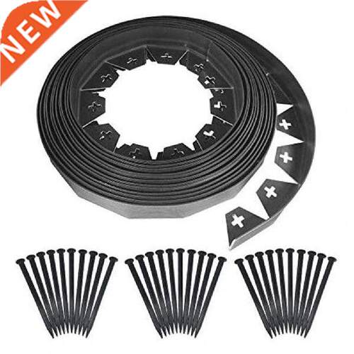 Landscape Edging No Dig Flexible Plastic Weather Resistant