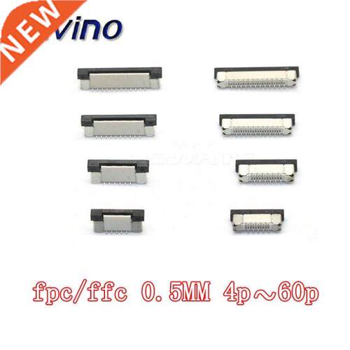 10pcs FFC FPC socket 0.5mm 4/6/7/8/9/10/12/14/15/16/20/22/24