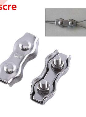 10 pcs of Wire Rope Cable Tie Duplex -Ring Clips M Convenie