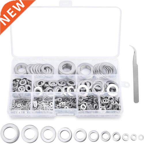 Flat Washers - 1080PCS Flat Washers 11 Sizes Stainless Steel