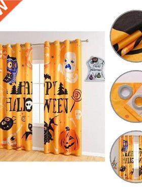 Dropshipping 2Pcs/Set Curtain Panels Festival Nice-looking
