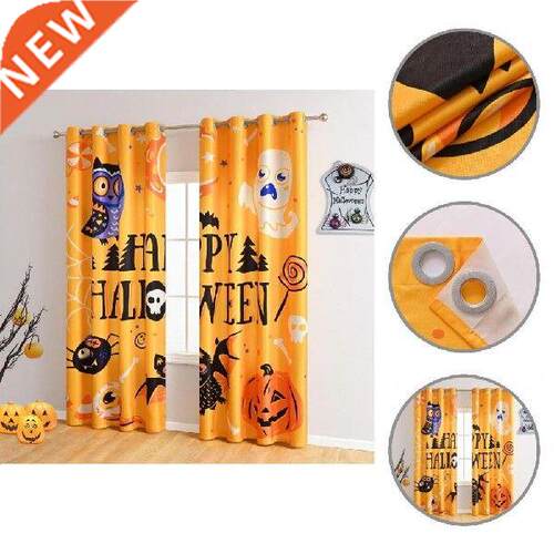 Dropshipping 2Pcs/Set Curtain Panels Festival Nice-looking