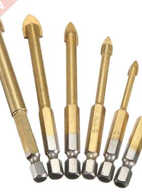 6PCS 4/5/6/8/10 / 12mm Titanium Drill Bit Strawberry Drill B