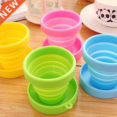 Portable Silicone Retractable Folding Water cup Outdoor Trav
