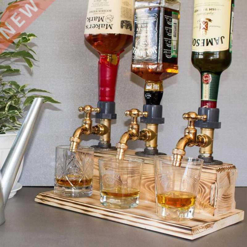 1 Pc Father's Day Liquor Alcohol Whiskey Wood Dispenser