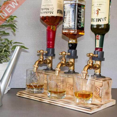 1 Pc Father's Day Liquor Alcohol Whiskey Wood Dispenser