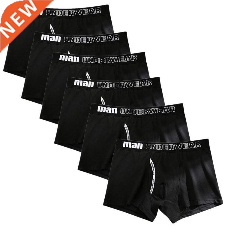 6pcs/Lot Cotton Mens Underpants Soft Boxer Men Breathable So