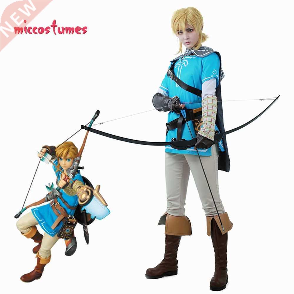 Link Cosplay Costume Male Outfit Cloak The Legend of Zelda: