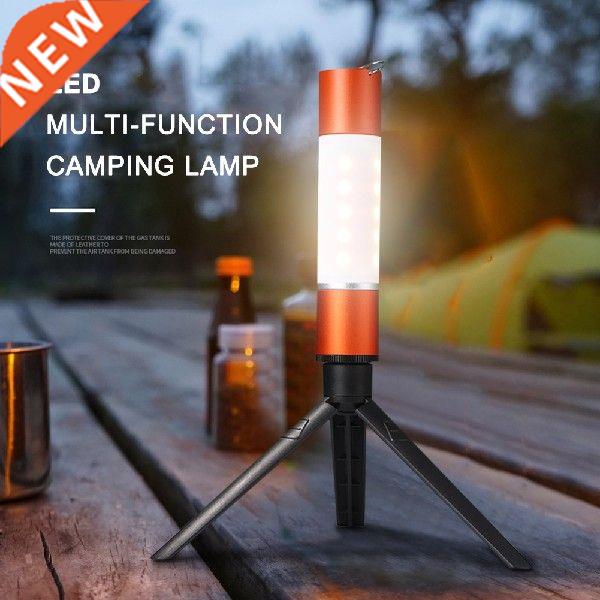 Outdoor Camping LED Flashlight with Tripod Table Lamp USB