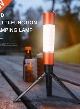 Outdoor Camping LED Flashlight with Tripod Table Lamp USB