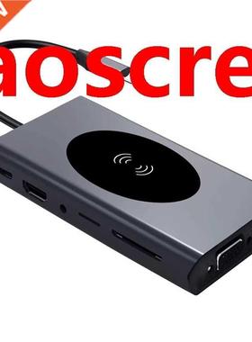 13 in 1 USB C Hub Multiport Adapter USB Docking Station with