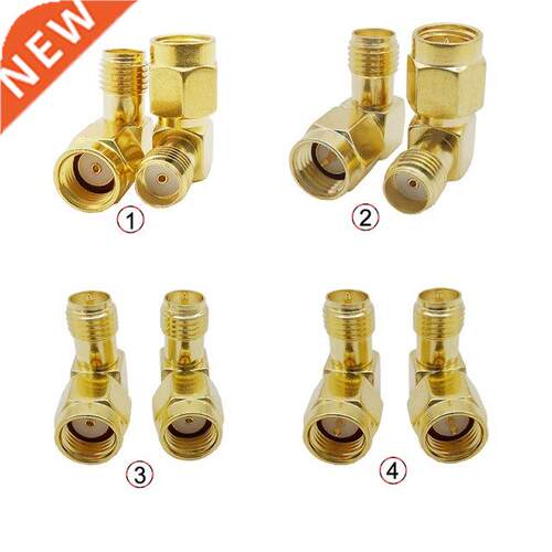 2Pcs SMA RP SMA Connector SMA Male to RP SMA Female Plug Jac