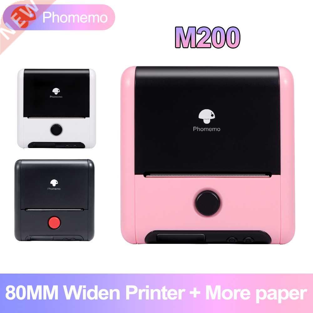 Phomemo M200 75mm Portable Thermal Printer Self-Adhesive Lab