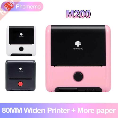 Phomemo M200 75mm Portable Thermal Printer Self-Adhesive Lab