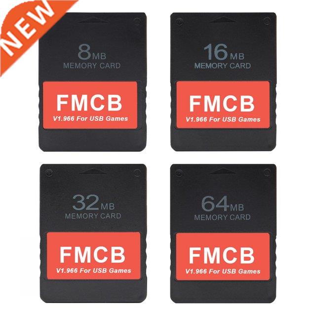 Fmcb V1.966 Memory Card For Ps2 Ps1 Console 8mb 16mb 32mb 64