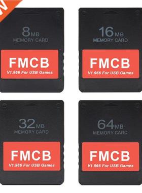 Fmcb V1.966 Memory Card For Ps2 Ps1 Console 8mb 16mb 32mb 64