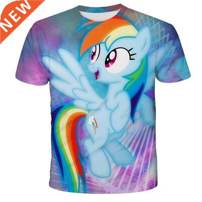Summer Girl Baby Clothes Funny Cartoon Girls Boys Unicorn T