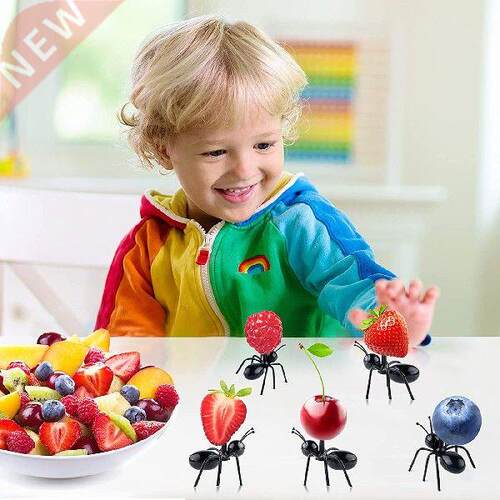 Reusable Ant Food Pick Fruit Toothpicks Snack Cake Dessert