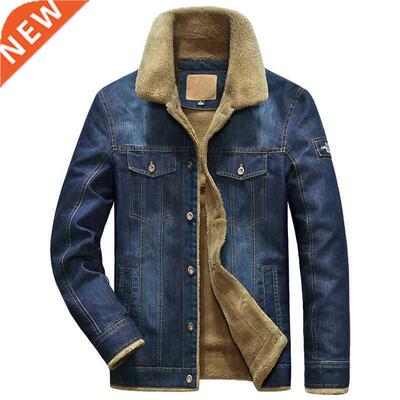 Brand Denim Jacket Men Winter Windbreaker Warm Mens Jackets