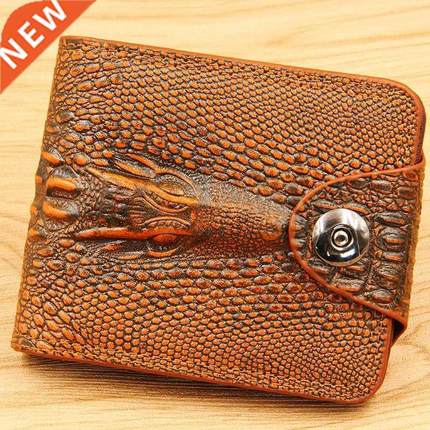 Men Wallet Leather Genuine Short Purse Billetera Hombre Men