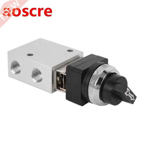 Button Valve Aluminum Alloy Three-Way Pneumatic Mechanical V