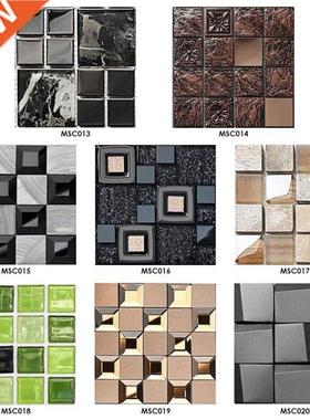 10pcs/set PVC Waterproof Tile Wall Sticker MosaicTiles Decal