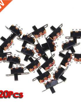 20pcs 5V 0. A Mini Size Black SPDT Slide Switch for Small D