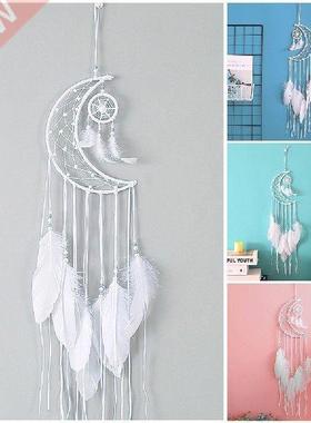 Dream Catchers Moon Half Circle Dream Catcher for Bedroom