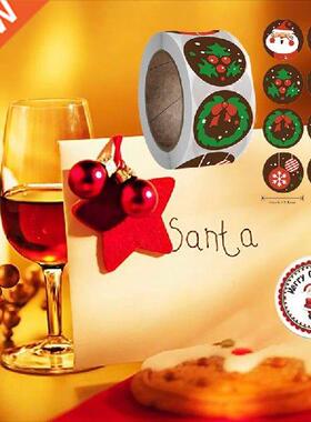 1000pcs Candy Bags Box Sticker Gift Bag Sealing Christmas