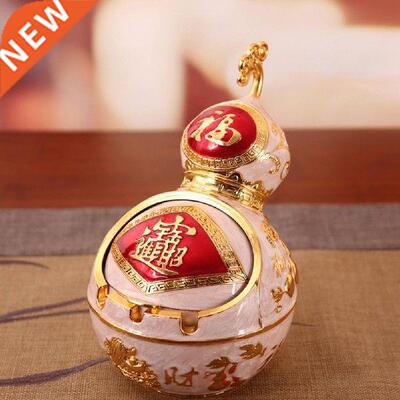 Gourd Shape Ash Tray Anti-oxidize Alloy Unique Novelty