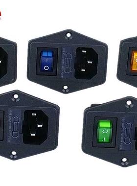 1pcs Hot 10A 250V Inlet Module Plug Fuse Switch Male Power S
