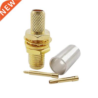 5Pcs Gold-Plated SMA Female Jack / RP SMA Female Plug RF Coa