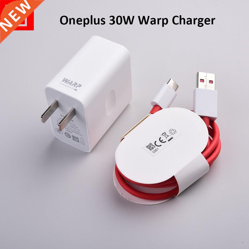Oneplus 30W Warp Charger Cable 5V6A EU US Adapter 1M 6A Das