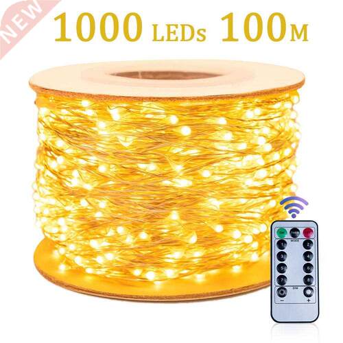 0m 50m 100m LED Fairy String Lamp Copper Wire Street Garlan