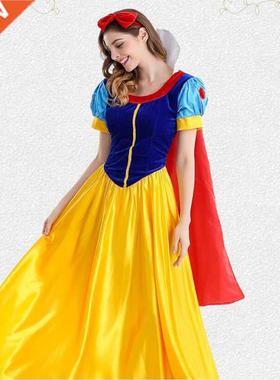 Adult Kids Cosplay Dress Outfit Snow White Girl Princess Dre