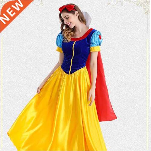 Adult Kids Cosplay Dress Outfit Snow White Girl Princess Dre