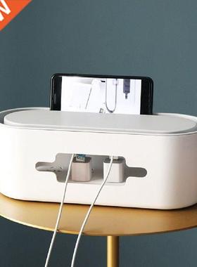 Cable Storage Box ABS Power Strip Wire Case Charger Socket