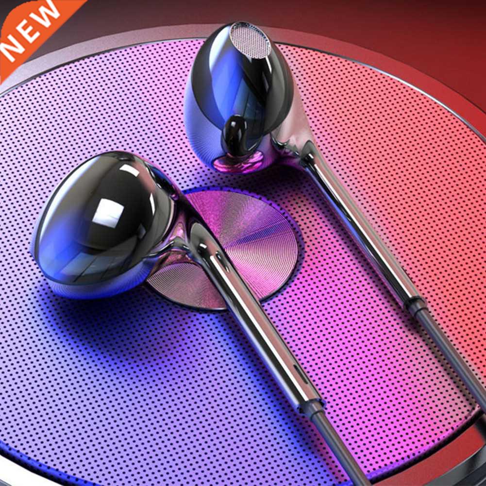 Quad-core Stereo .5mm Wired Contr Earphone Headset Headph