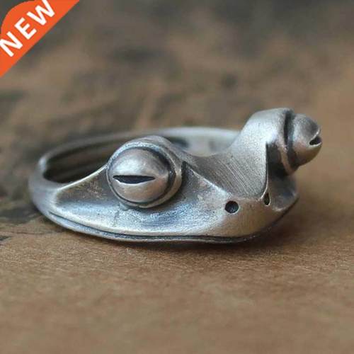 Frog Toad Animal Rings for Women men Artistic Design Retro
