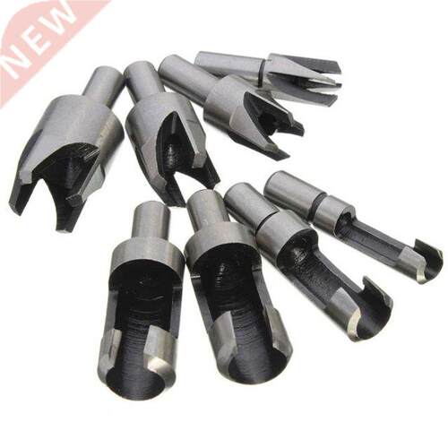 4pcs 8mm Shank Barrel Cork Drill Plug Cutter Drill Bit Bored