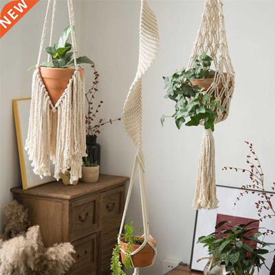 2021 New Crocheted Tapestry Flower Basket Home Decor